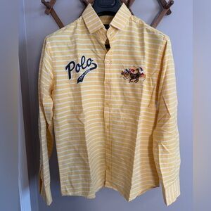 Yellow Striped Multi Pony Custom tailored Fit RL M